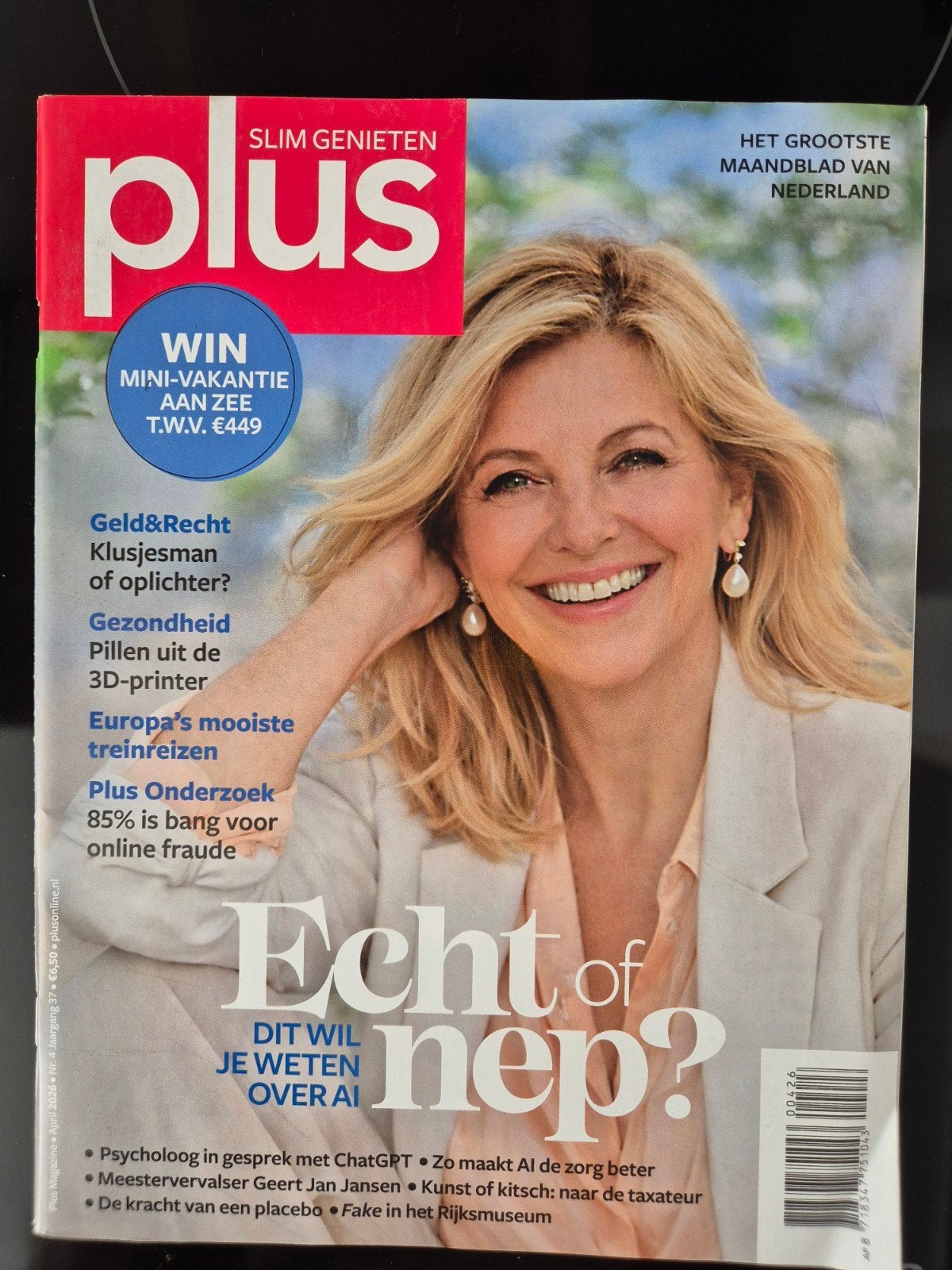 Plus Magazine April 2026 - Echt of Nep? AI, Verzenden, Zo goed als nieuw, Overige typen