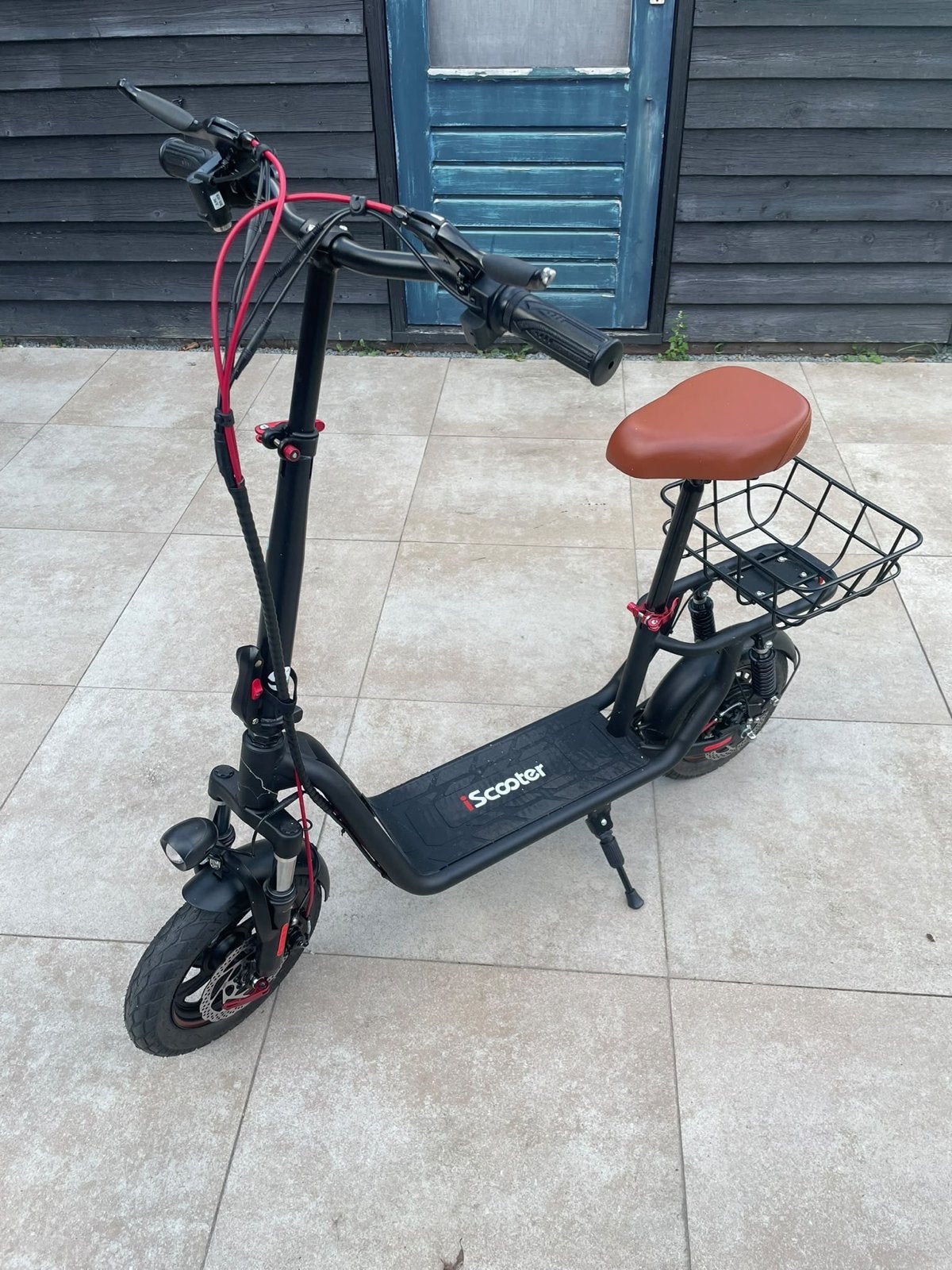 Elektrische scooter Explorer i12 met mandje, Fietsen en Brommers, Zo goed als nieuw, Minder dan 47 cm, 30 tot 50 km per accu, Ophalen