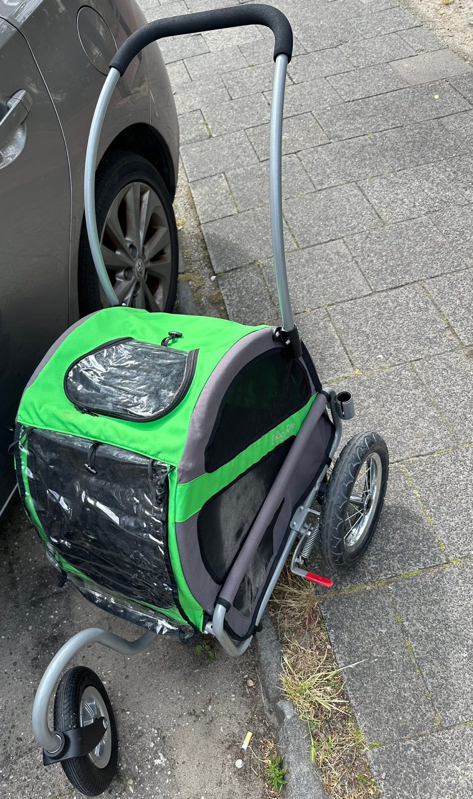 Hondenwagen, Ophalen, Gebruikt