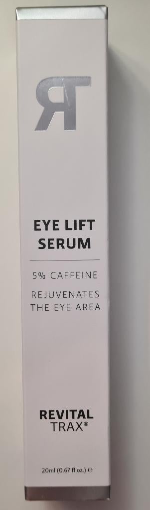 Revitaltrax Eye Lift Serum - 5% caffeine + EGCG -  20 ml, Ophalen of Verzenden, Nieuw, Ogen, Verzorging