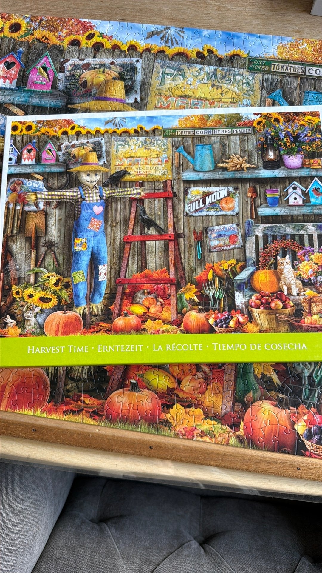 Herfst puzzel 1000 stuks, Verzamelen, Ophalen of Verzenden, Zo goed als nieuw, Onderdeel of Defecte kast, Overige merken