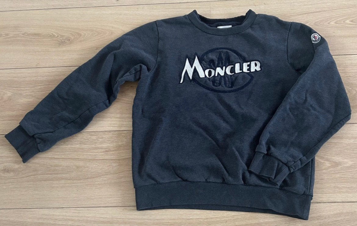 Moncler trui grijs kinderen, Ophalen of Verzenden, Zo goed als nieuw, Overige maten, Grijs