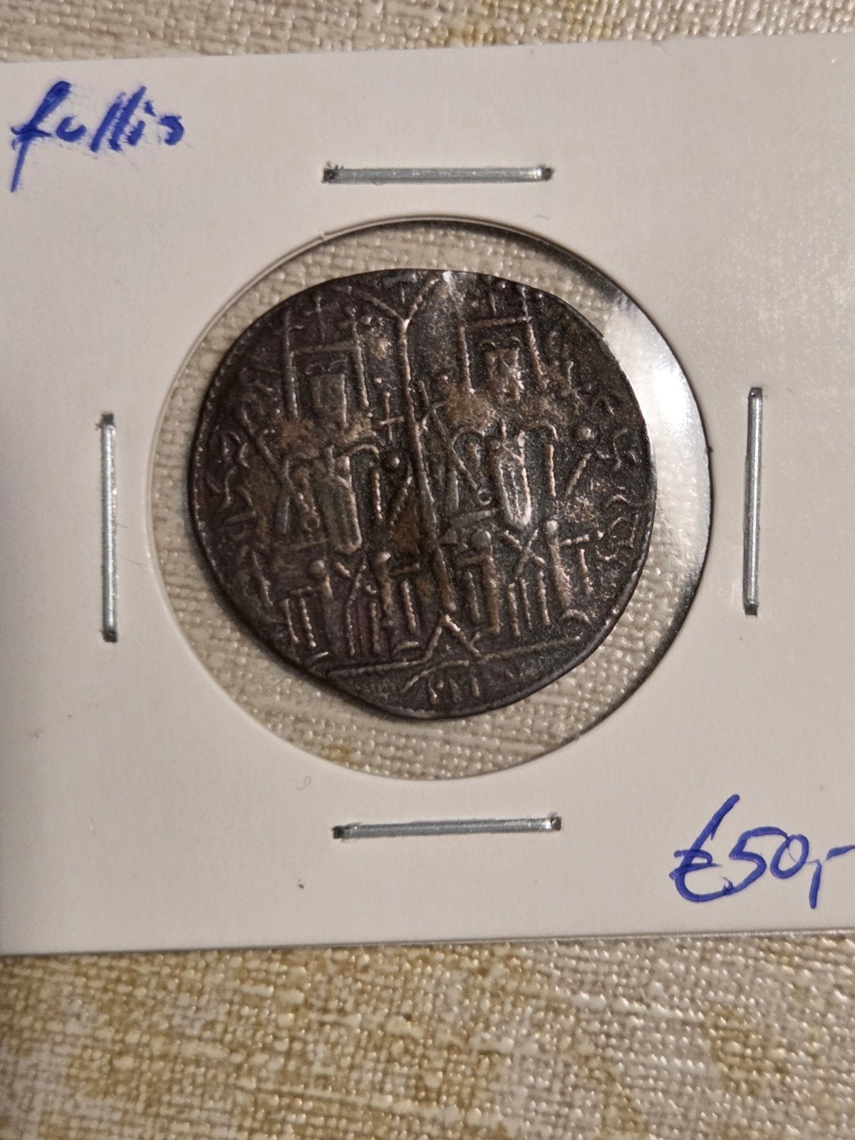 Zeldzame ,oude Hongaarse, Munt - Follis, Ophalen of Verzenden, Midden-Oosten, Losse munt