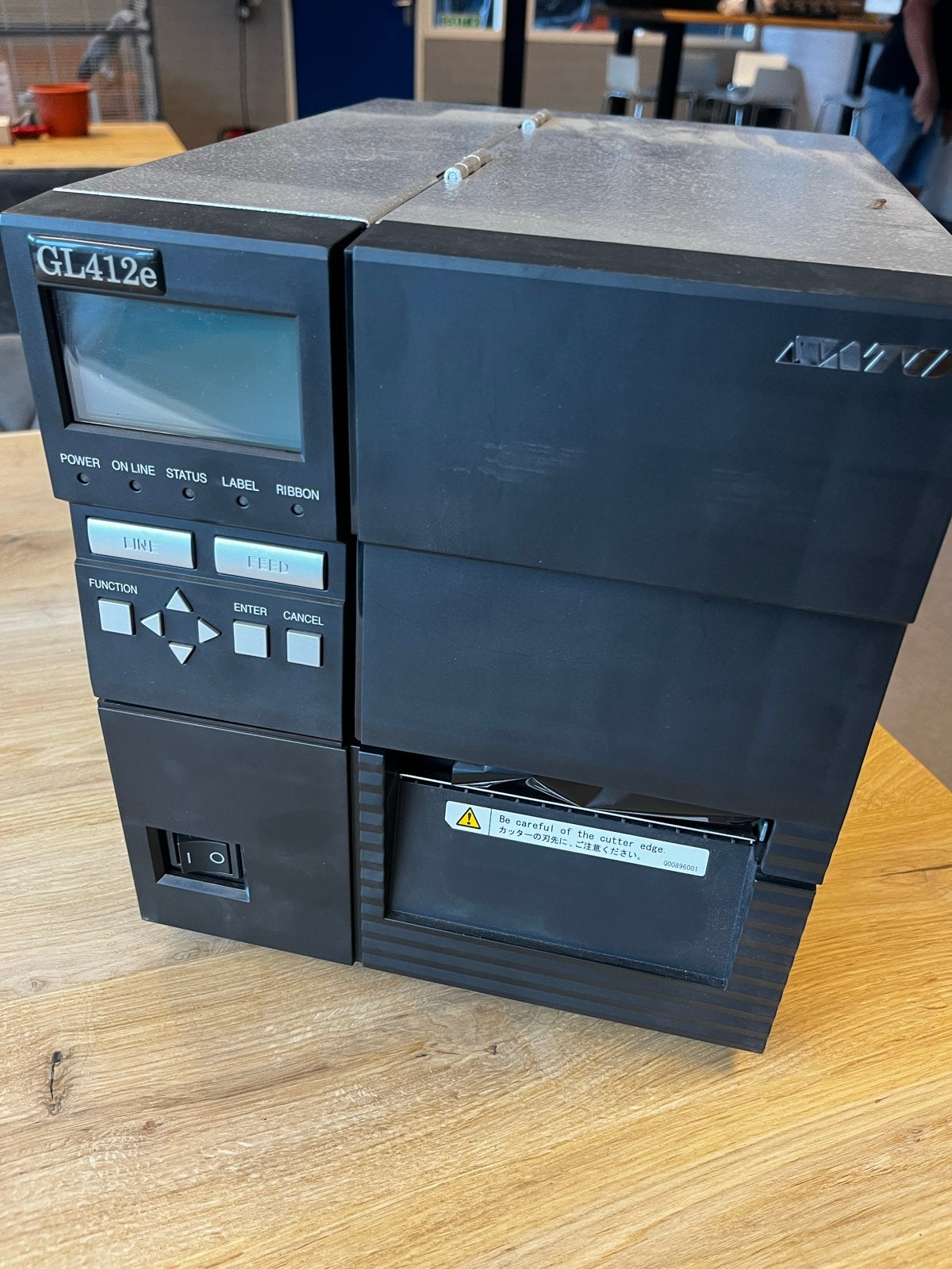 SATO GL412e Industriële Labelprinter, Ophalen, Gebruikt, Etiket