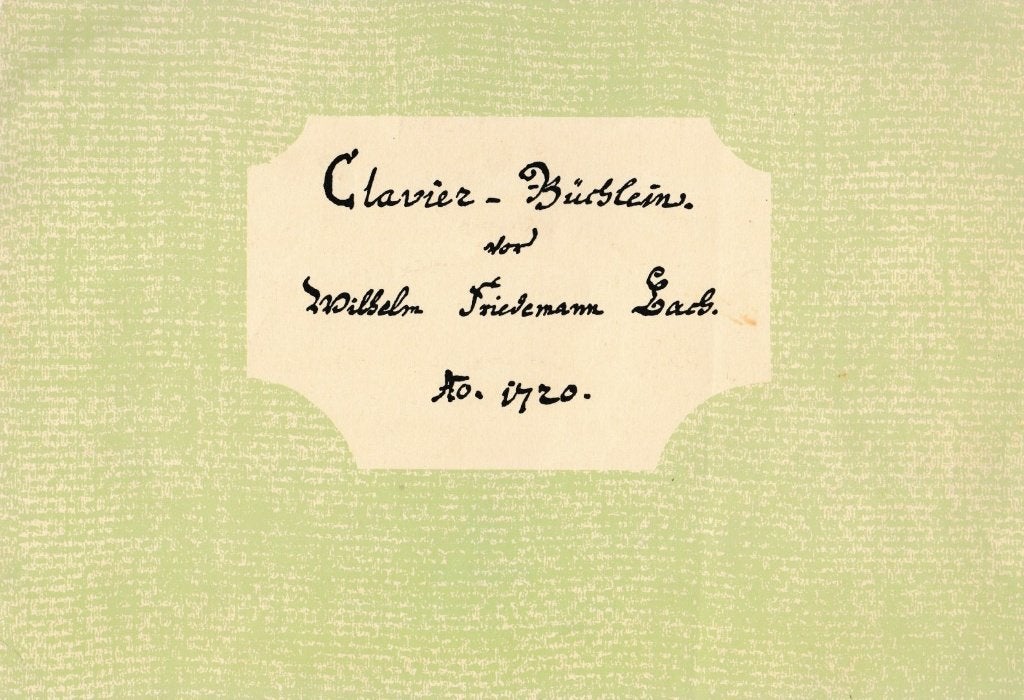 JOHANN SEBASTIAN BACH - Clavier-Buchlein - Wilh.Fr.Bach, Ophalen of Verzenden, Gebruikt, Artiest of Componist, Klassiek