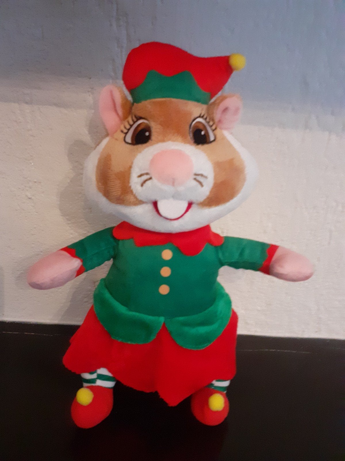 Albert Heijn hamster Kerst Elf, Ophalen of Verzenden, Zo goed als nieuw, Beeldje of Poppetje