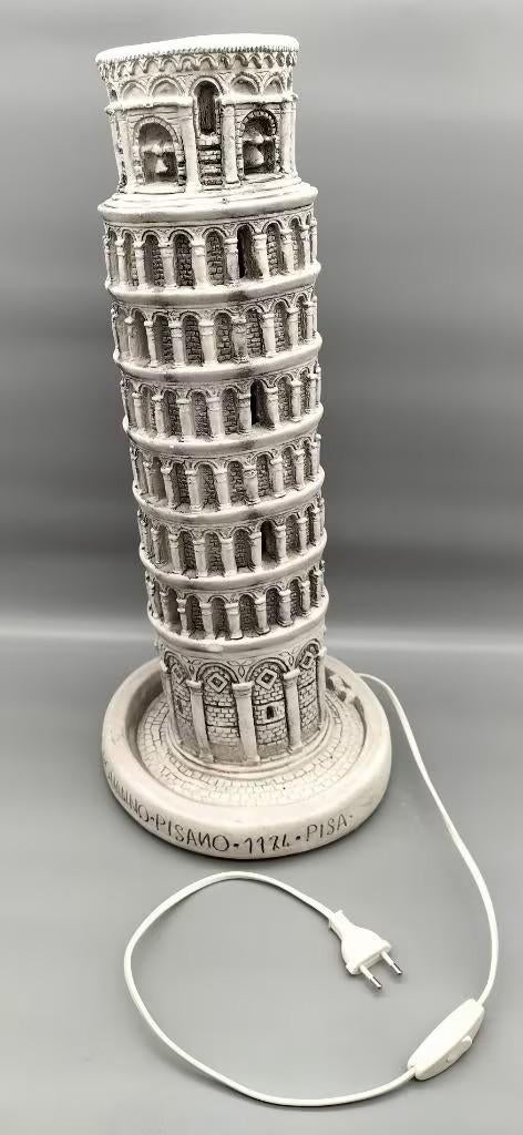 Grote Toren van Pisa staande lamp- Jaren 1970, Huis en Inrichting, Lampen | Vloerlampen, Zo goed als nieuw, Minder dan 100 cm