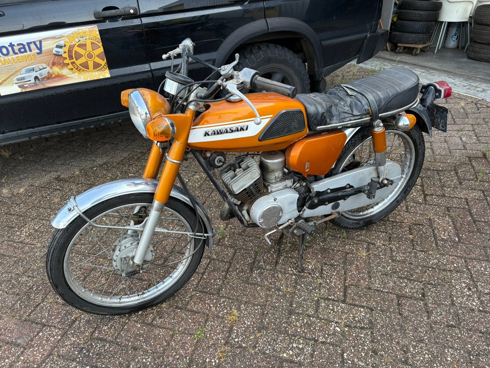 Kawasaki GA5 100cc 2 takt -1971/72, Overig, Handgeschakeld, 1 cilinder