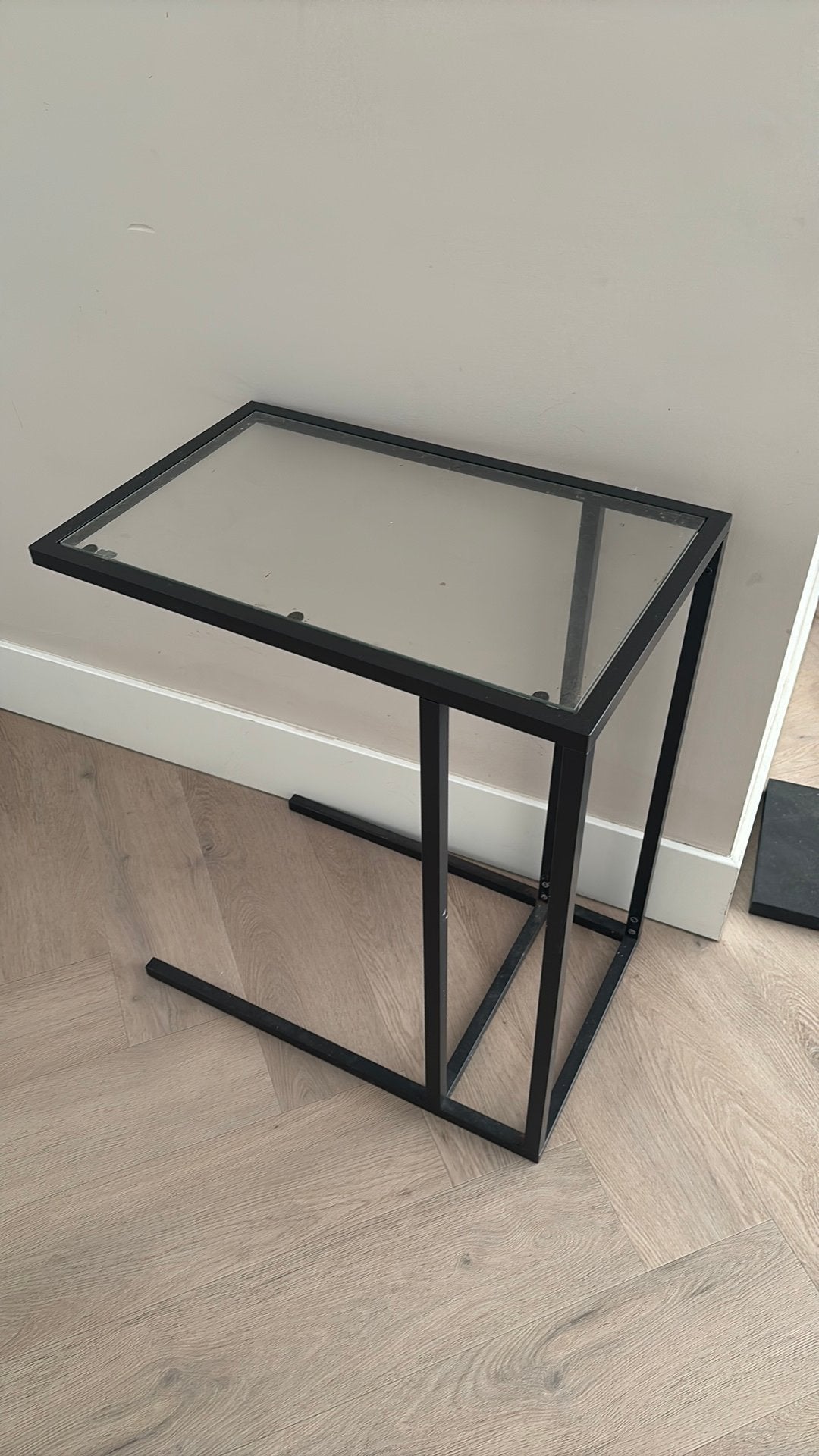 2x siderables, Huis en Inrichting, Tafels | Sidetables, Ophalen, 50 tot 100 cm, Rond, Zo goed als nieuw