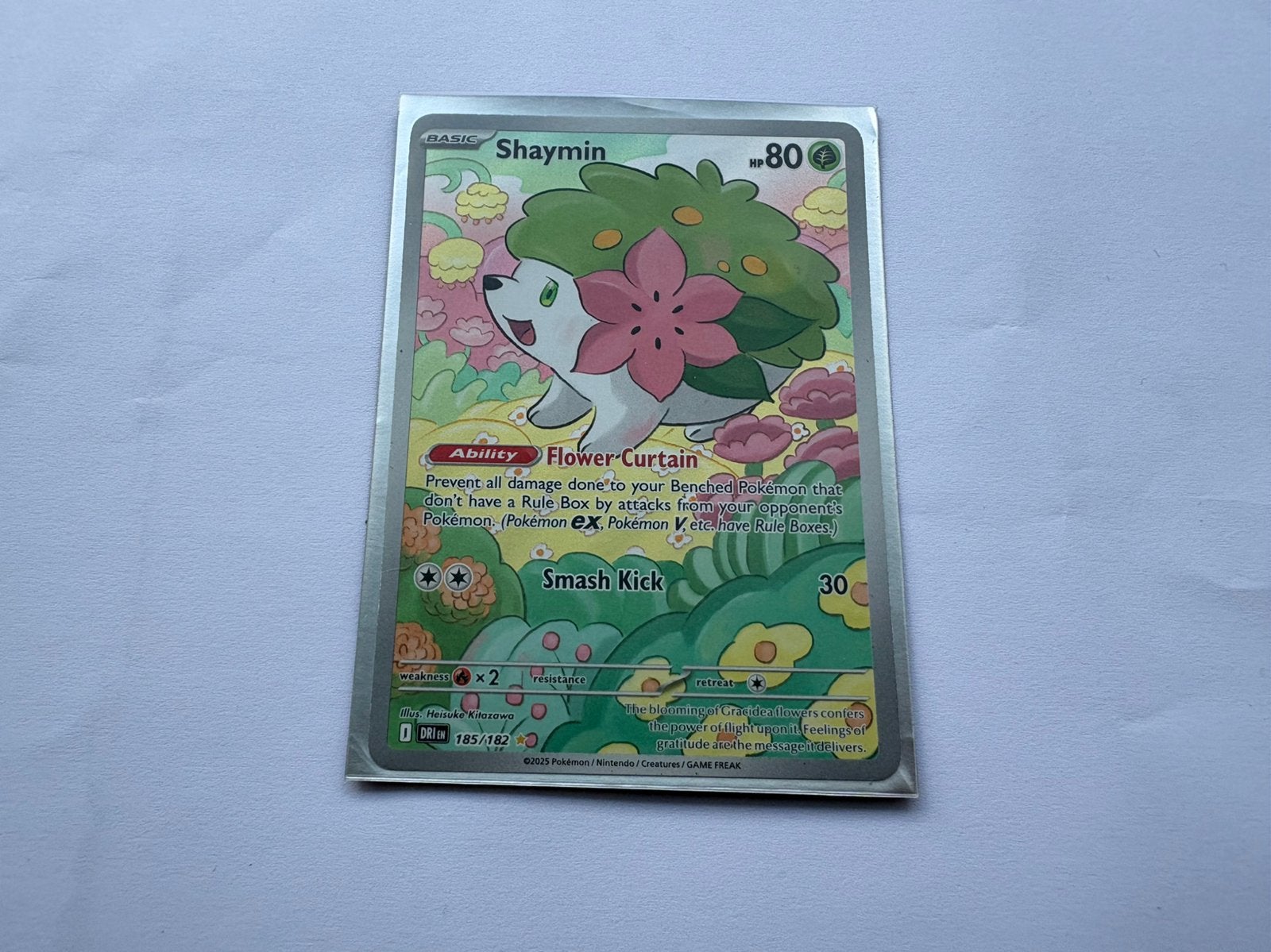 Shaymin Pokemon kasrt, Ophalen of Verzenden, Zo goed als nieuw, Overige onderwerpen