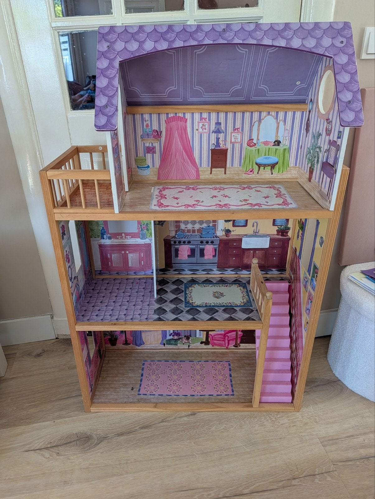 Barbie/Poppenhuis, Kinderen en Baby's, Speelgoed | Poppenhuizen, Ophalen, Gebruikt, Poppenhuis