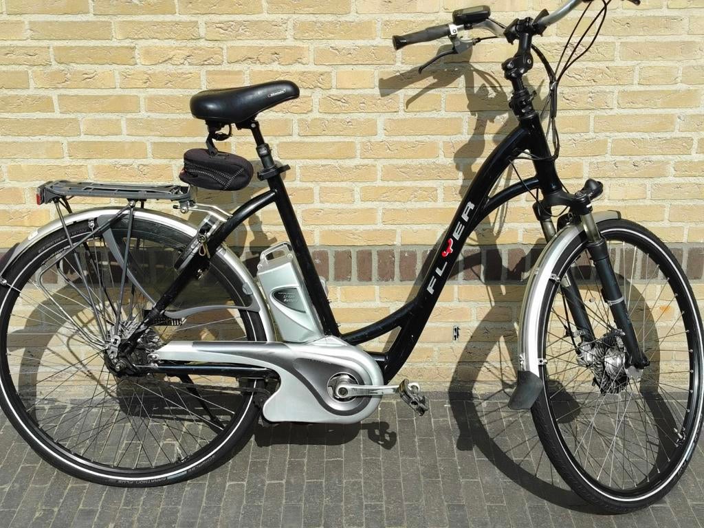 Flyer electrische fiets, Fietsen en Brommers, Overige merken, Minder dan 30 km per accu, Gebruikt, Ophalen of Verzenden