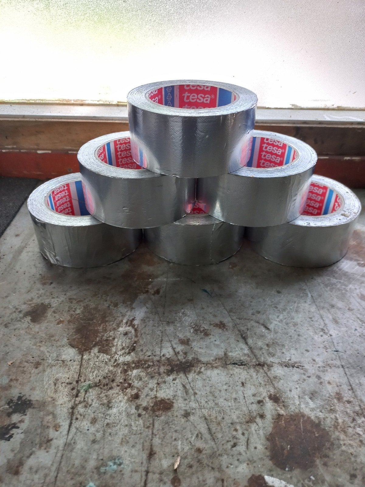 aluminium tape  6 rol  5 cm, Ophalen