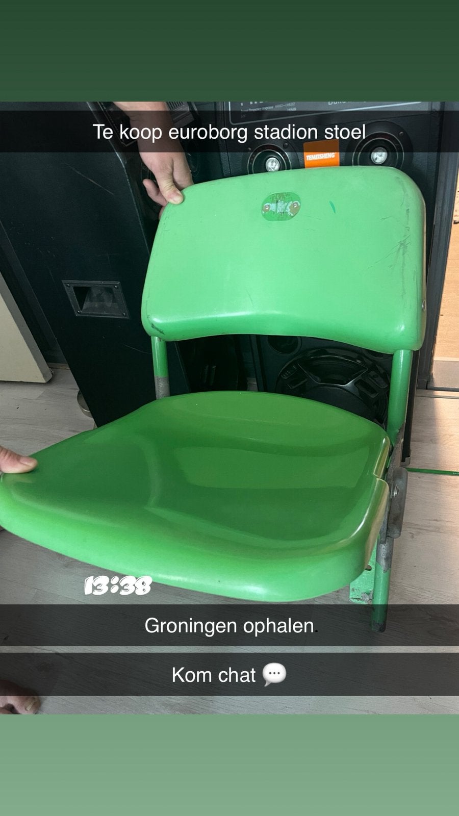 Euroborg stadion stoel, Maat XL, Ophalen of Verzenden, Zo goed als nieuw, Overige typen