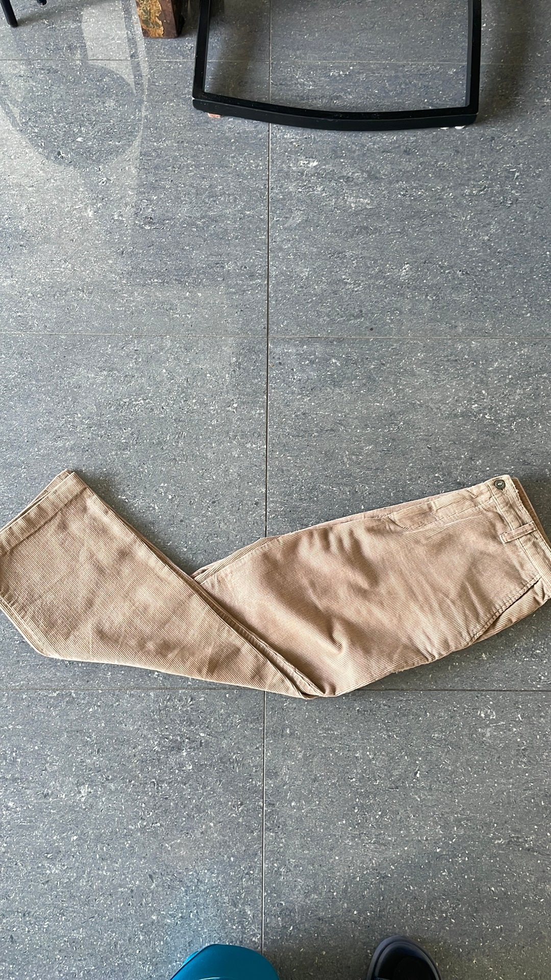 Vintage Dockers Khaki’s beige ribbroek, Ophalen of Verzenden, Zo goed als nieuw, Beige