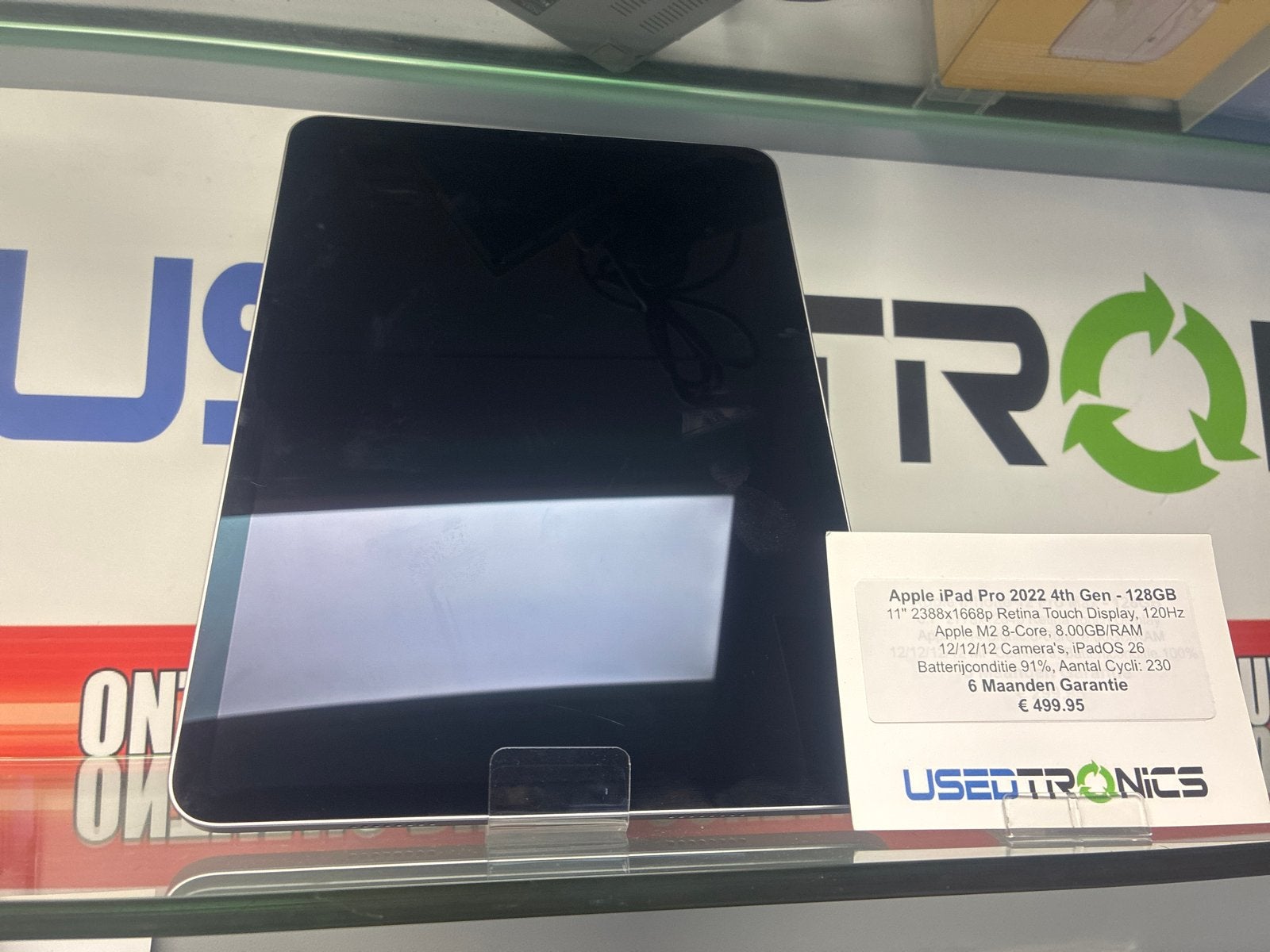Apple iPad Pro 2022 4th Gen - 128GB Wi-Fi, Computers en Software, Apple iPads, Zo goed als nieuw, Apple iPad Pro, Wi-Fi, 11 inch