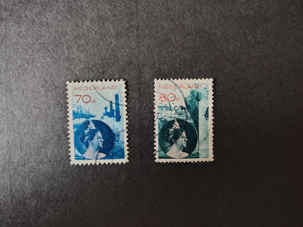 Koningin Wilhelmina 1931-1933 NVPH 236-237, Postzegels en Munten, Postzegels | Nederland, Verzenden, T/m 1940, Gestempeld