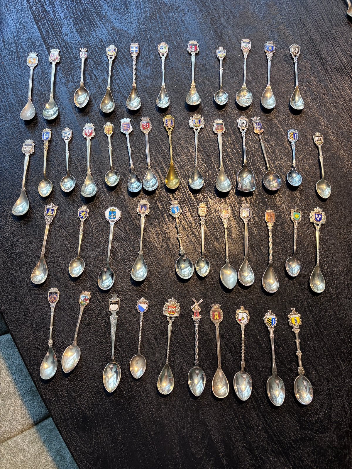 Theelepeltjes (deels verzilverd), Ophalen of Verzenden
