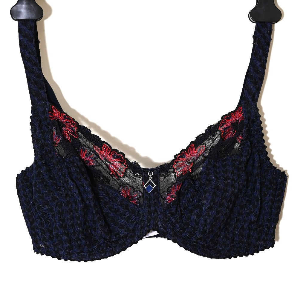Prima Donna Wild Flower beugel bh - 85E - blauw, Prima Donna, Verzenden, Blauw, BH