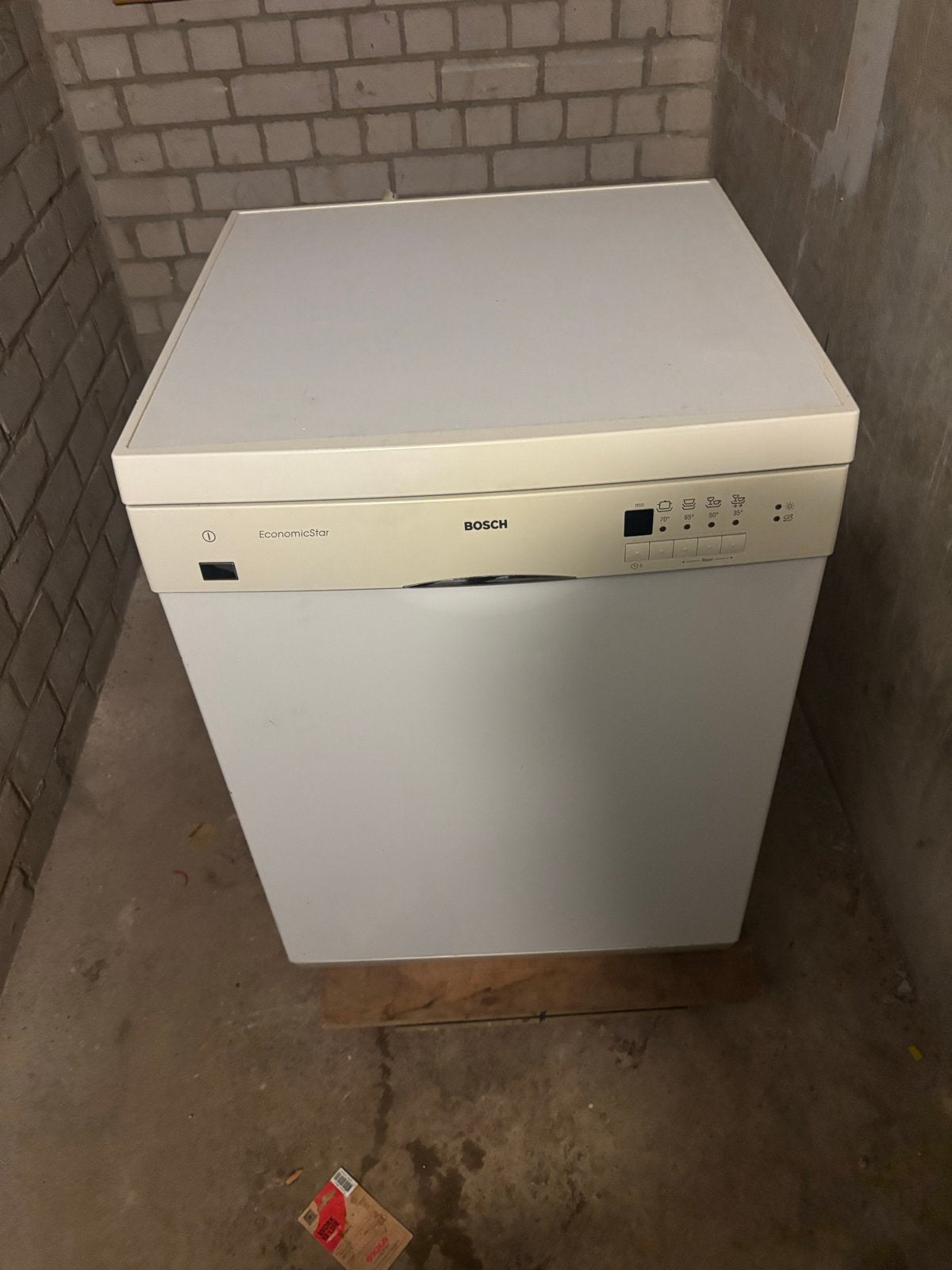 Bosch EconomicStar Vaatwasser - Wit, Vrijstaand, Ophalen, Gebruikt, 60 cm of meer, 85 tot 90 cm