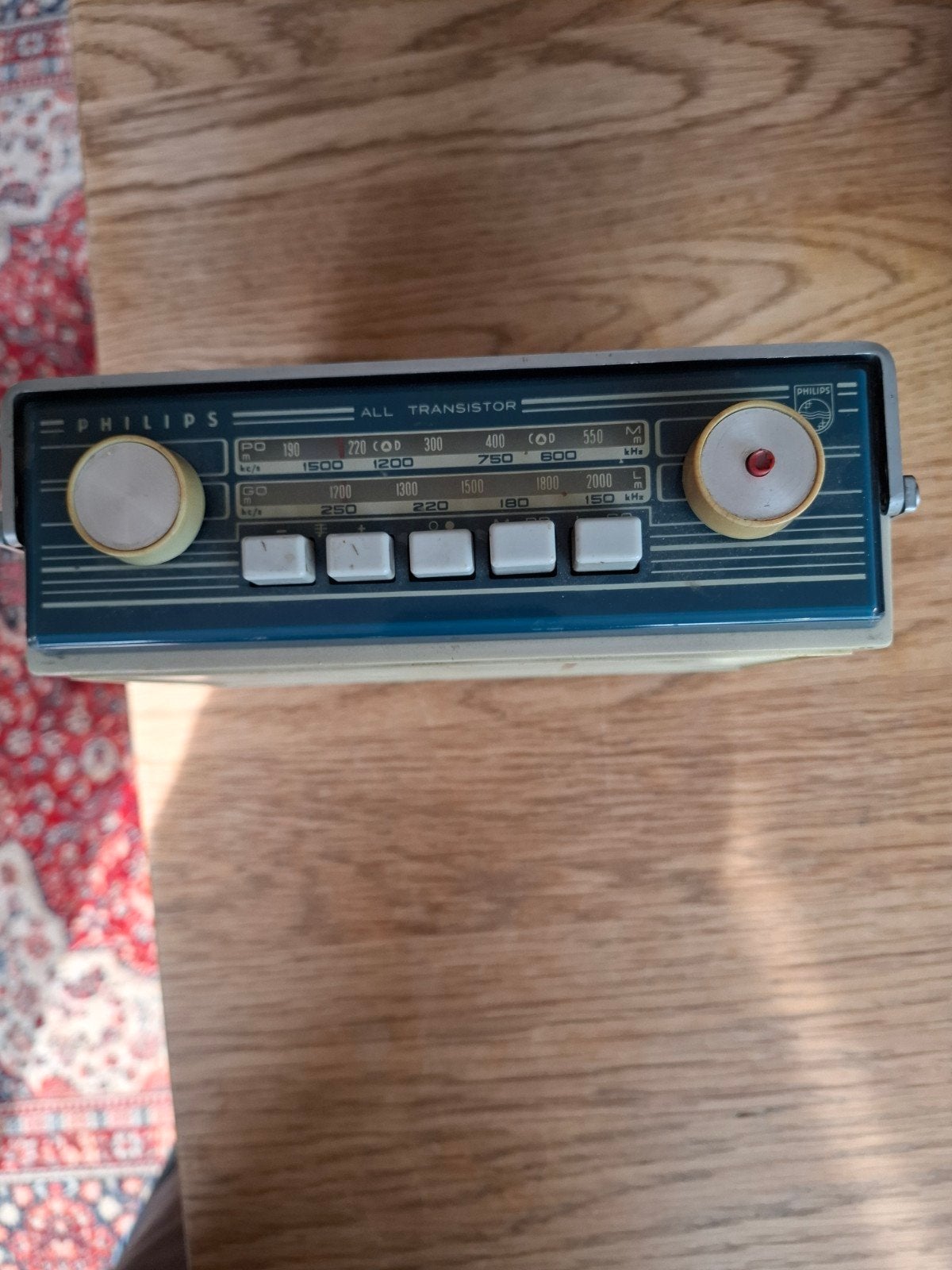 Vintage Philips All Transistor Radio - Klassieke Ontvanger, Ophalen of Verzenden, Gebruikt, Transistorradio