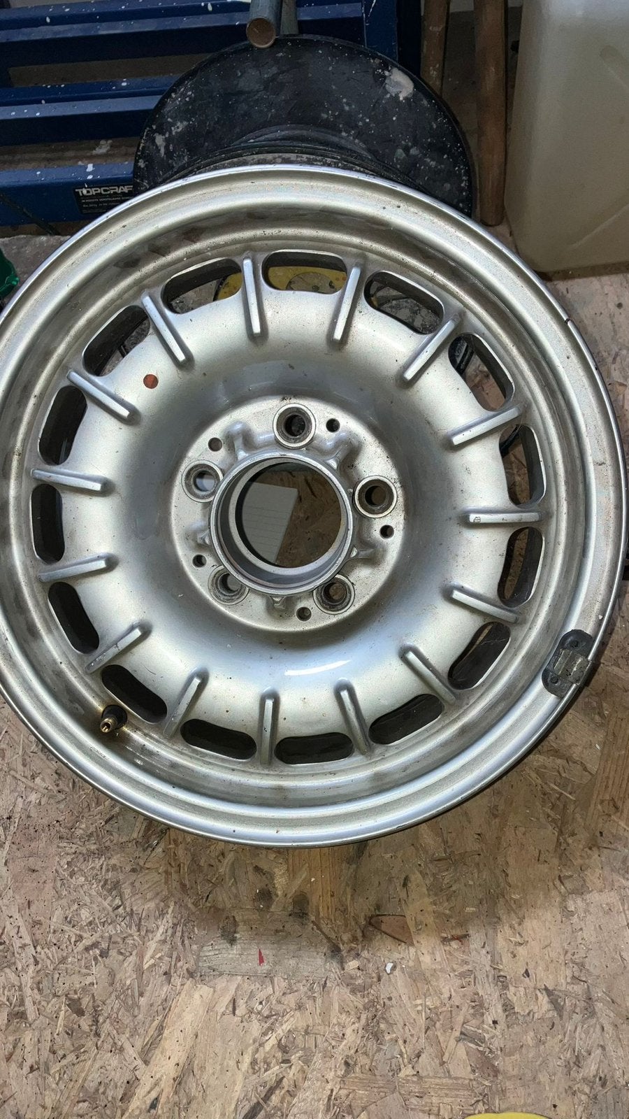 Kroonkurk velg / Barock velg W126 mercedes, Ophalen, Nieuw