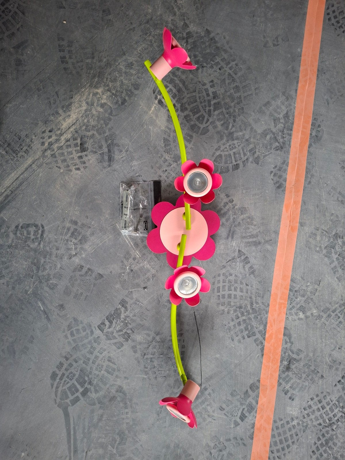 IKEA bloemlamp roze/groen - kinderkamer plafondlamp, Huis en Inrichting, Ophalen