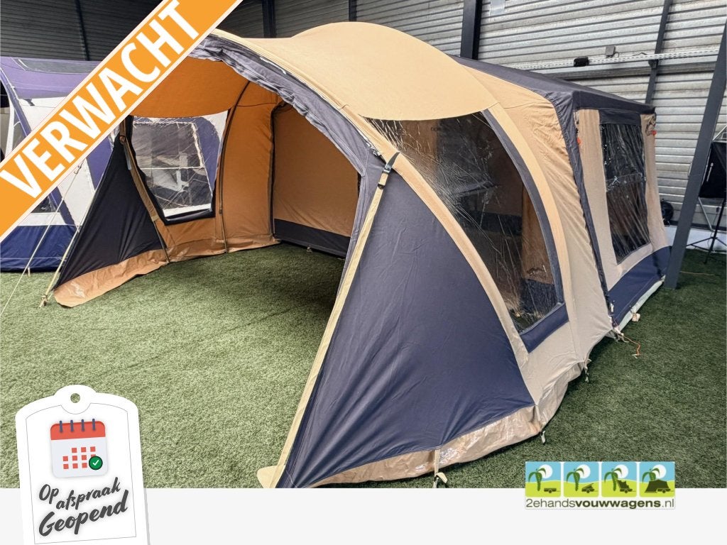 Cabanon Malawi 2.0 Deluxe '24 - Met luifel, Caravans en Kamperen, Vouwwagens, Niet ingevuld, Niet ingevuld, Cabanon, Tot en met 4