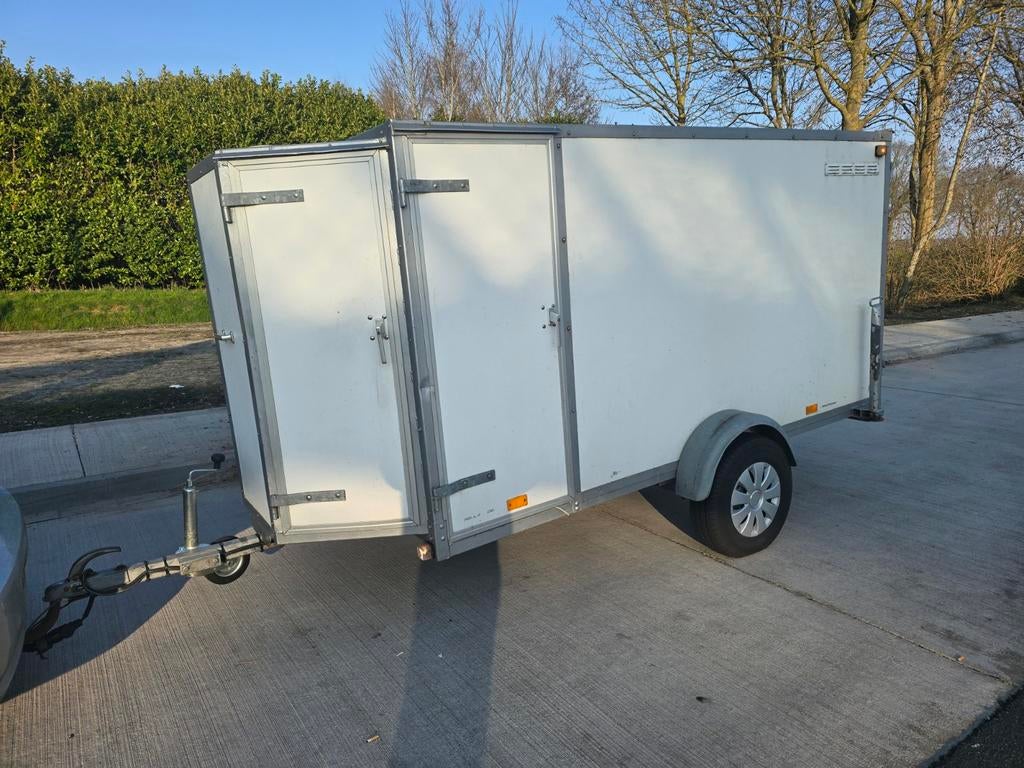 Gesloten aanhanger bagagewagen, Auto diversen, Aanhangers en Bagagewagens, Ophalen of Verzenden, Gebruikt