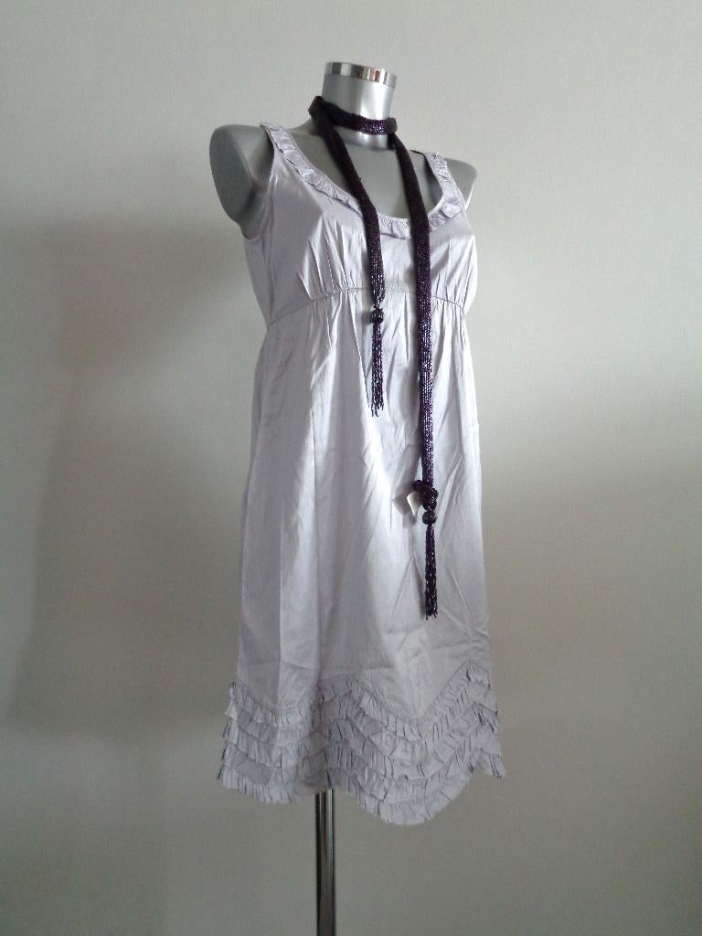 Calypso St. Barth zijden jurk lila, medium NIEUW kaartje, Maat 38/40 (M), Overige kleuren, Nieuw, Ophalen of Verzenden