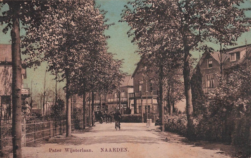 JO1115 Naarden Pater Wijnterlaan 1914, Verzenden, Voor 1920, Gelopen, Noord-Holland