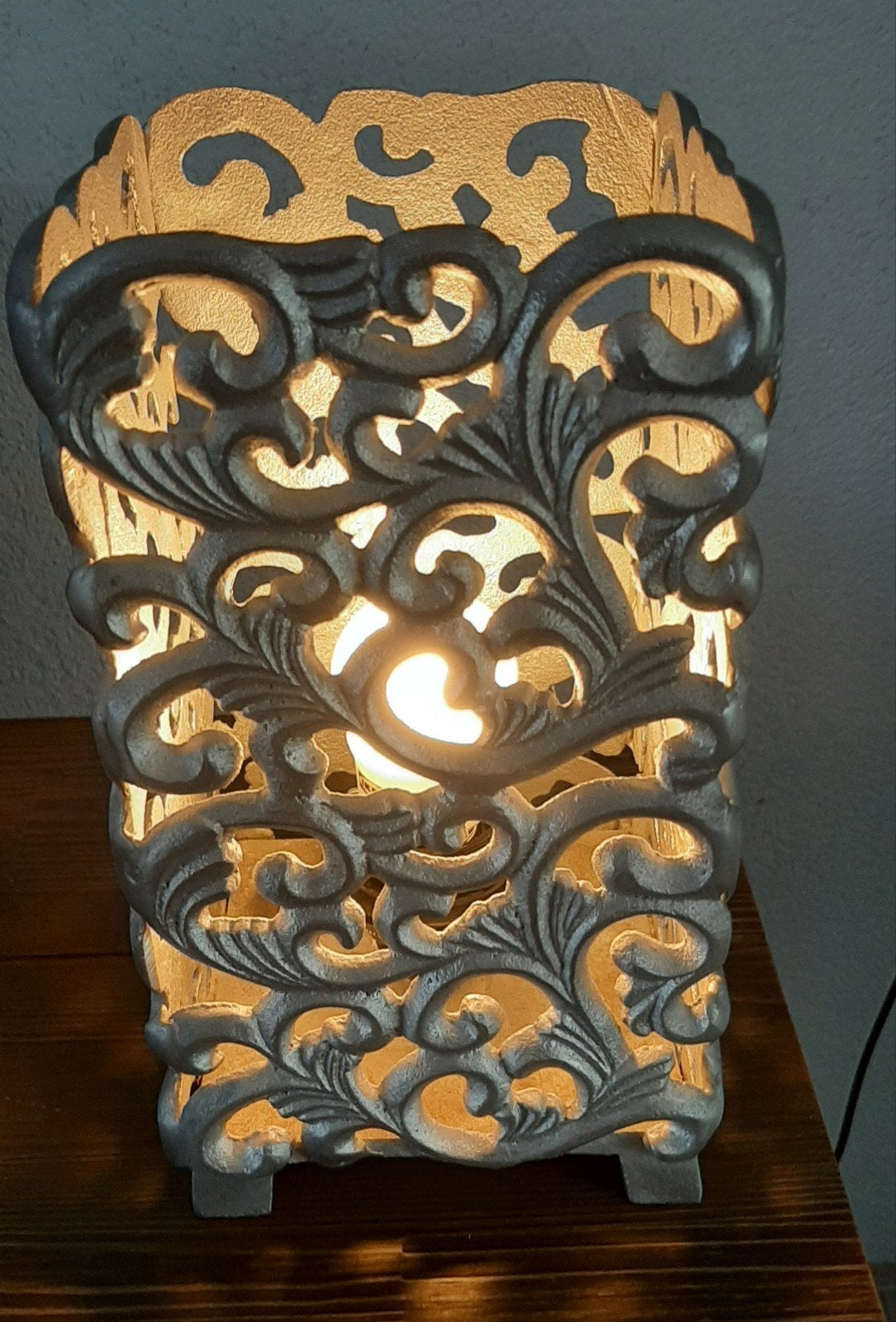 Mooie schemerlamp, Ophalen of Verzenden, Metaal