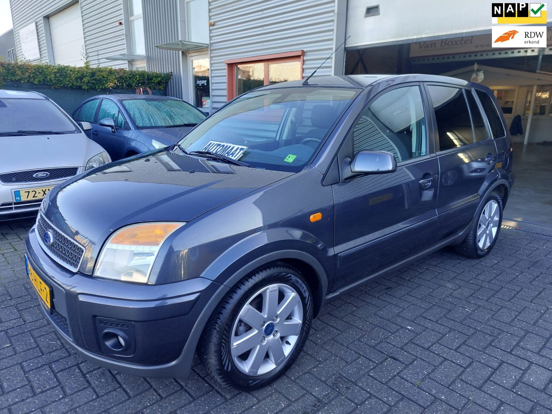 Ford Fusion 1.6-16V Futura 5 deurs 2009 automaat, Auto's, 1596 cc, Gebruikt, 1064 kg, 49 €/maand