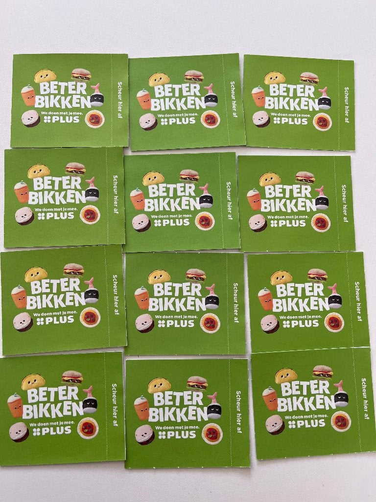Plus beter bikken 12 stuks, Plus, Ophalen