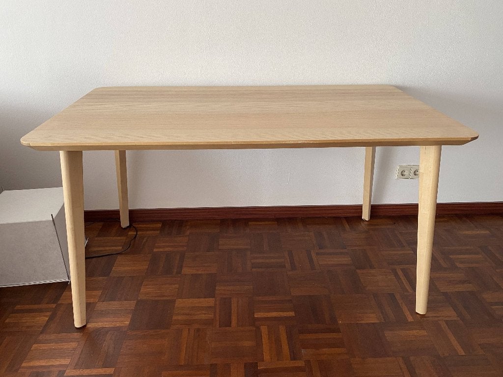 Eettafel Ikea LISABO, Huis en Inrichting, Tafels | Eettafels, Ophalen, 100 tot 150 cm, 50 tot 100 cm, Zo goed als nieuw