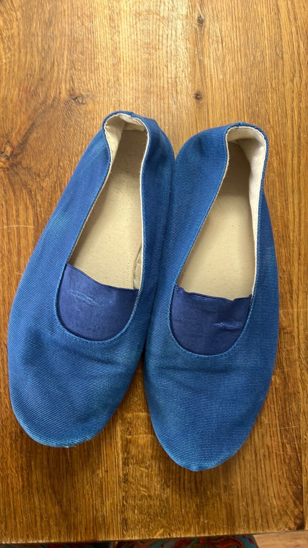 Euritmietjes maat 38 blauw, Gebruikt, Blauw, Maat 36 t/m 42, Ophalen of Verzenden