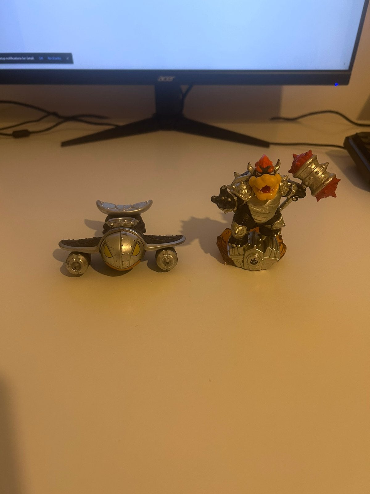 Skylanders/Amiibo Dark Hammer Slam Bowser&Dark Clown Cruiser, Ophalen of Verzenden, Zo goed als nieuw