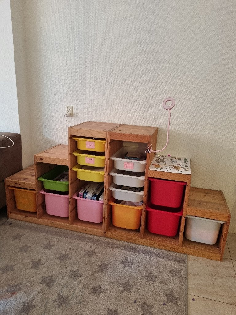 2x IKEA Trofast kast met laden / bakken, Ophalen, Gebruikt, Kast, 75 tot 100 cm