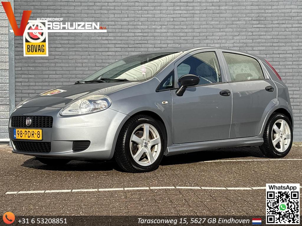 Fiat Grande Punto 1.3 M-Jet Actual | 5-Deurs | Airco | APK 0, Auto's, Fiat, Voorwielaandrijving, Euro 5, Gebruikt, Zwart