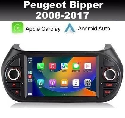 Peugeot Bipper 2008-2017 navigatie android 14 apple carplay, Ophalen of Verzenden, Nieuw