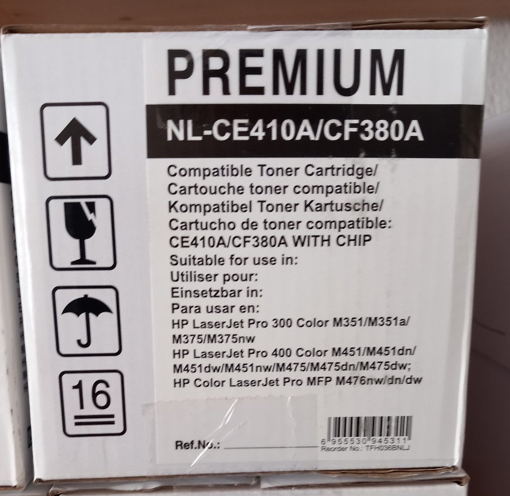 Laserjet Pro 300 Color toner 4st zw, Toner, Huismerk, Nieuw, ?