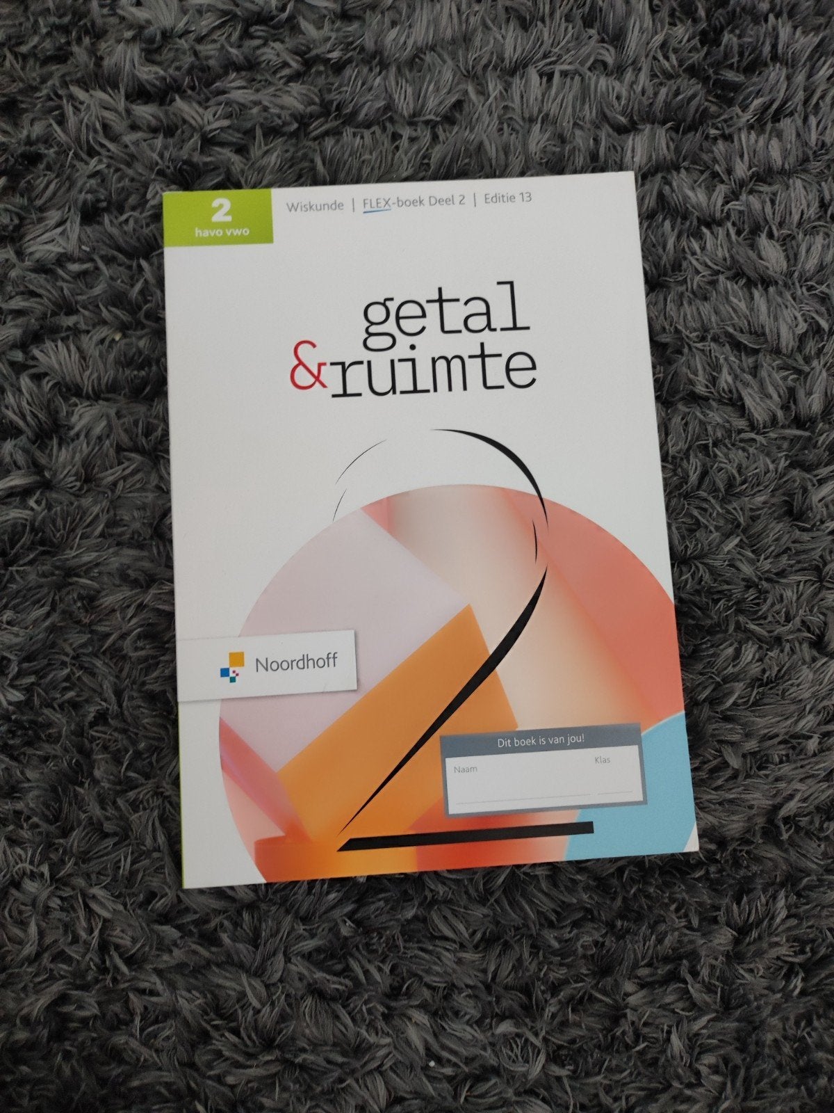 Getal & Ruimte Wiskunde FLEX-boek Deel 2 Editie 13, Boeken, Schoolboeken, Ophalen of Verzenden, Nieuw, HAVO, Wiskunde A