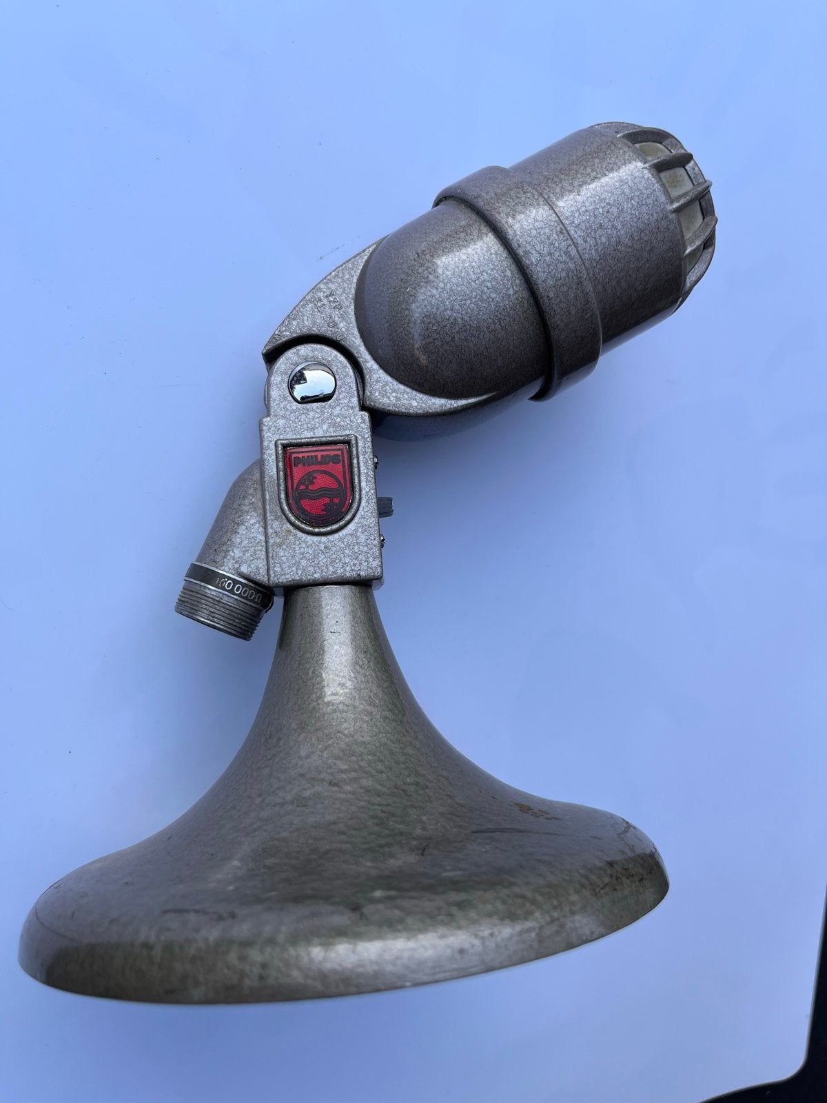 Vintage Philips Microfoon Jaren '40-'50 - Retro Design, Muziek en Instrumenten, Microfoons, Ophalen of Verzenden, Gebruikt, Overige typen