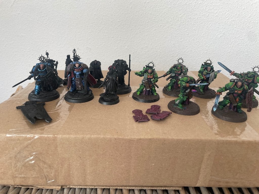 Wardens + bladeguard, Hobby en Vrije tijd, Met verf, Gebruikt, Verzenden, Figuurtje(s)