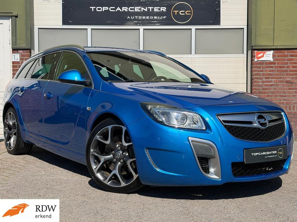 Opel Insignia Sports Tourer 2.8 T OPC 4x4/PAKRS/NAVI/APK, Automaat, Euro 5, Gebruikt, Blauw