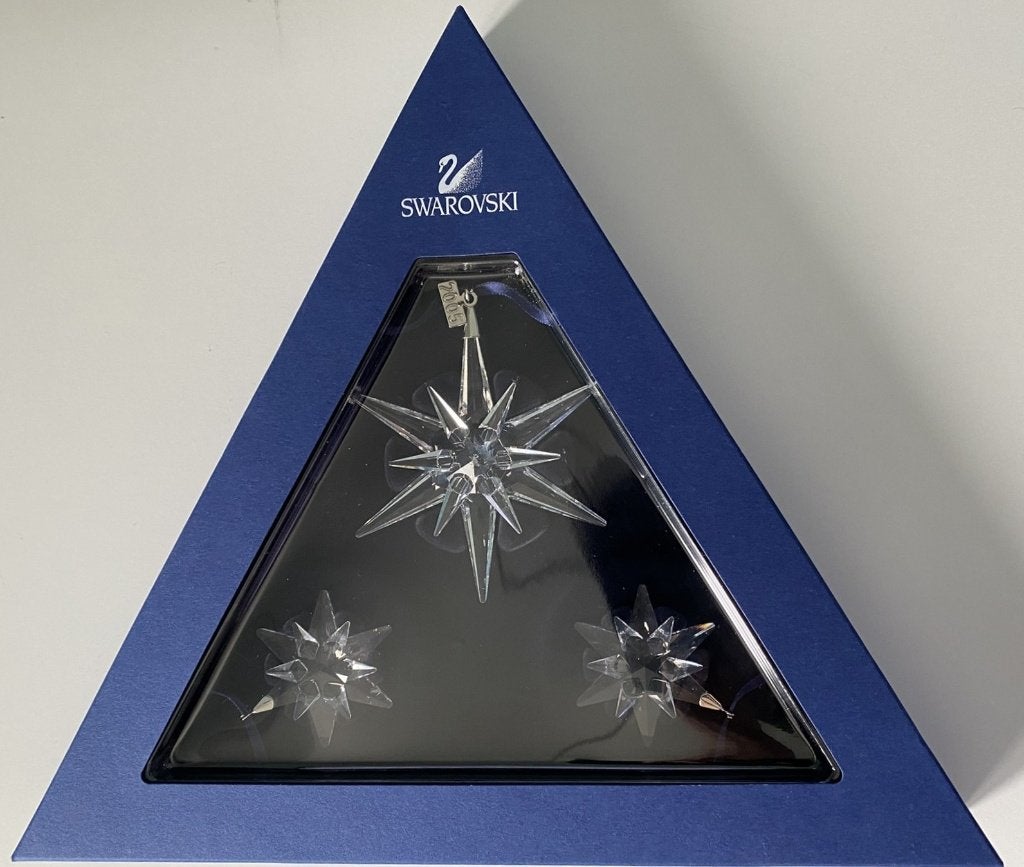 Swarovski Kerstset 2005 (3-delig) –niewstaat met certificaat, -, -, Ophalen of Verzenden, Zo goed als nieuw