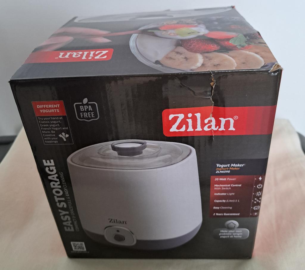 ZILAN YOGHURT MAKER ZLN6098, Overige typen, Nieuw, Ophalen of Verzenden, Wit