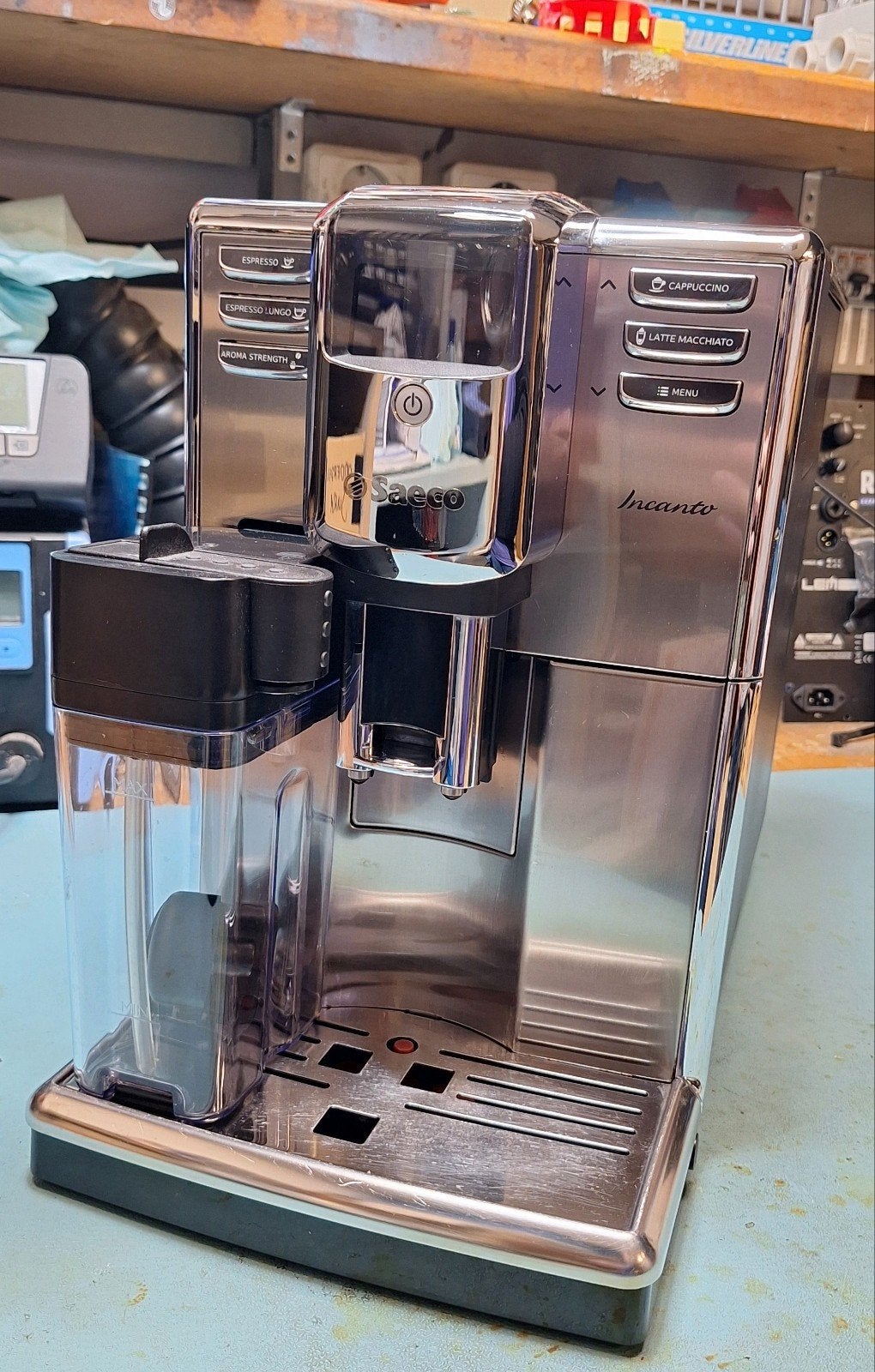 Saeco Incanto HD8917, Witgoed en Apparatuur, Koffiezetapparaten, Ophalen, Afneembaar waterreservoir, 10 kopjes of meer, Gemalen koffie