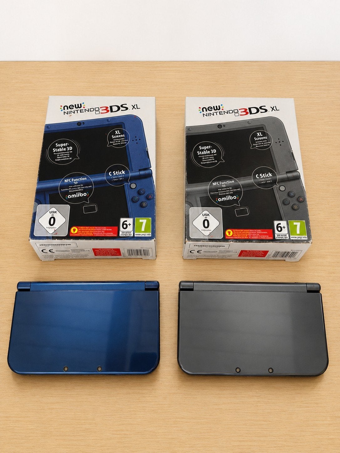 New Nintendo 3DS XL - 2x Compleet in doos, 2x los, Ophalen of Verzenden, Gebruikt, Overige kleuren, 3DS XL