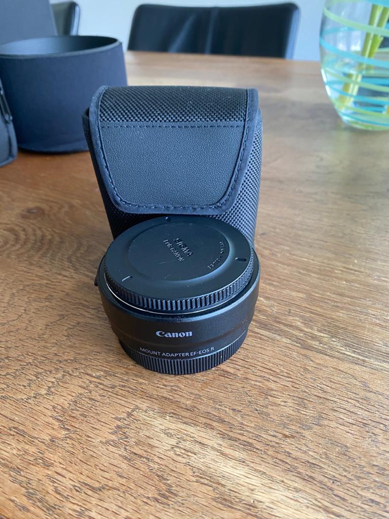 Mount adapter Canon EF-EOS R incl tas, Ophalen, Zo goed als nieuw, Telelens